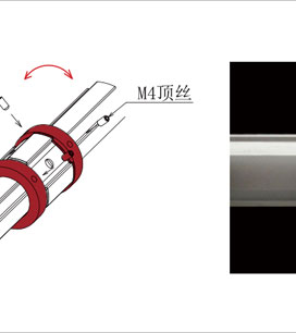 精益管旋轉套固定環安裝示意圖