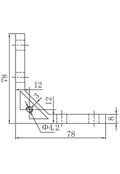 80*規(guī)格鋁型材強力角碼物理參數(shù)1