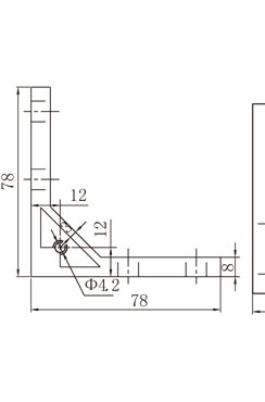 鋁型材（雙槽）強力角件物理參數1