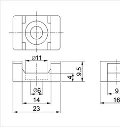 鞍狀線(xiàn)夾二維圖