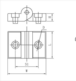 可拆卸合頁二維圖 可拆卸合頁二維圖